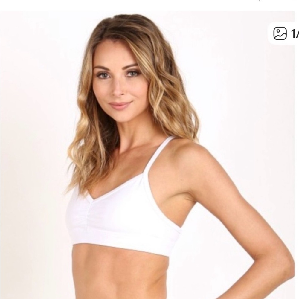 ALO Yoga White Bra